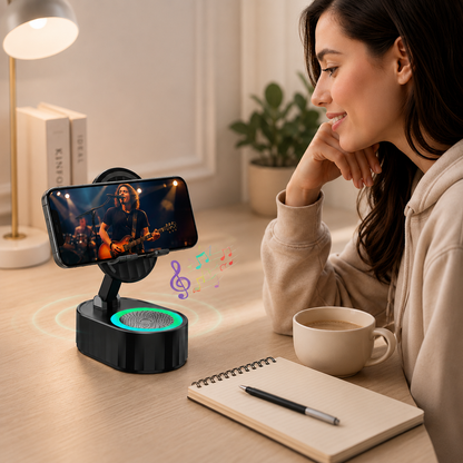 Soporte Magnético 2 en 1 con Parlante Bluetooth