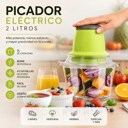 Picador de Carne 2L — Potencia y practicidad en tu cocina