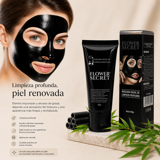Mascarilla Facial de Limpieza Profunda — Piel Fresca y Renovada