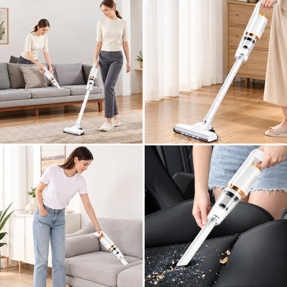 Aspiradora 2 en 1 Blanca Home