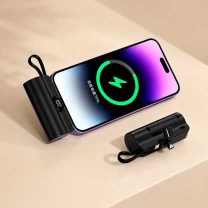 Mini Power Bank - Cargador Portátil Tipo Cápsul