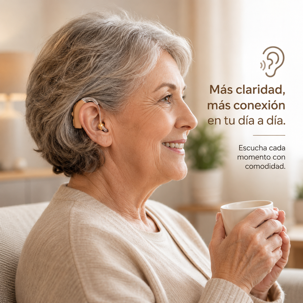 Audífono Amplificador Recargable JH-906 — Escucha con mayor claridad